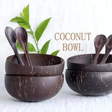 Handmade Wooden Coconut Bowl & Spoon Set - Julia M LifeStyles