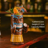 Hawaiian Brown Tiki Mug - Tropical Cocktail Delight - Julia M LifeStyles