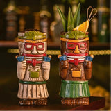 Hawaiian Brown Tiki Mug - Tropical Cocktail Delight - Julia M LifeStyles