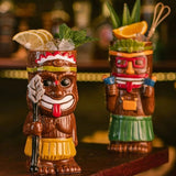 Hawaiian Brown Tiki Mug - Tropical Cocktail Delight - Julia M LifeStyles