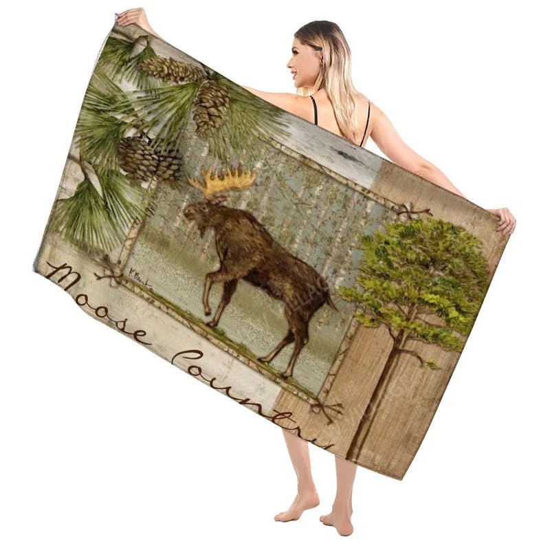 Hawaiian style bathroom adult soft bath towel sauna large beach towel modern fitness towel hotel women's shower quick drying - Julia M LifeStyles