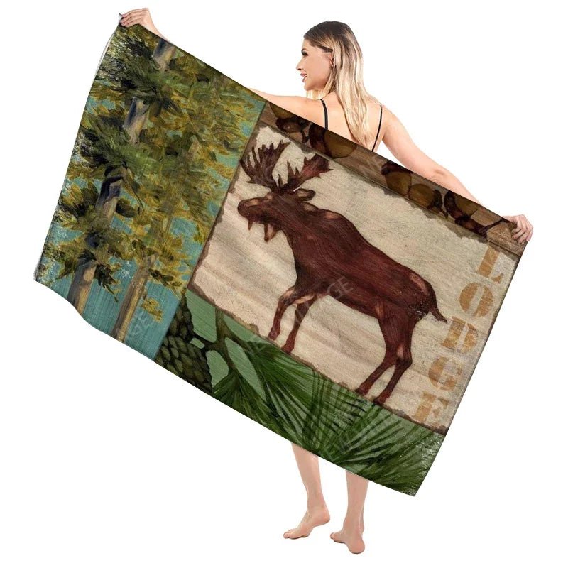 Hawaiian style bathroom adult soft bath towel sauna large beach towel modern fitness towel hotel women's shower quick drying - Julia M LifeStyles