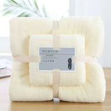 High Absorbent Soft Coral Fleece Bath Towel set - Julia M LifeStyles