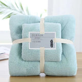 High Absorbent Soft Coral Fleece Bath Towel set - Julia M LifeStyles