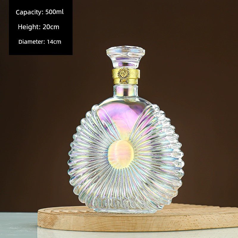 High - End Glass Louis XIII of France Ornaments White Spirit Bottle - Julia M LifeStyles