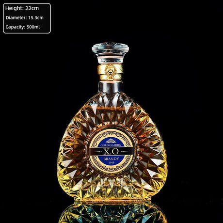 High - End Glass Louis XIII of France Ornaments White Spirit Bottle - Julia M LifeStyles