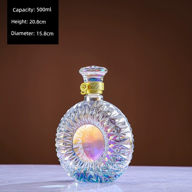 High - End Glass Louis XIII of France Ornaments White Spirit Bottle - Julia M LifeStyles