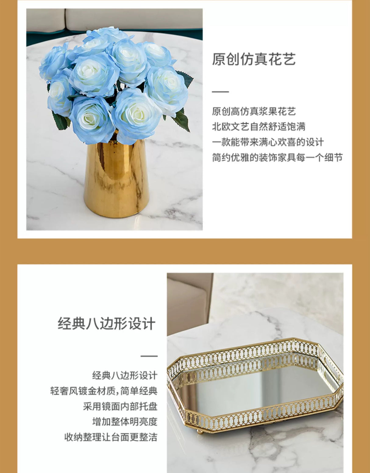 High - End Household Metal Tissue Box Household Living Room Dining Table Golden Paper Extraction Box European Entry Lux Coffee Table Napkin Box - Julia M LifeStyles