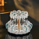 High - Grade Crystal White Wine Glass Liquor Divider Home Use Set Accessible Luxury Gold Foil Shooter Glass One Shot Cup Shot Glass Wine Pot - Julia M LifeStyles