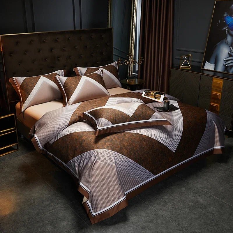 High Quality 1200TC Egyptian Cotton Bedding Set High end Bedding Sets Bedsheet With Pillowcase Duvet Cover King - Julia M LifeStyles