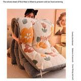 Household Milk Double - sided Velvet Lamb Wool Winter Blanket Warm Double - sided Velvet Core - Julia M LifeStyles