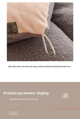 Household Milk Double - sided Velvet Lamb Wool Winter Blanket Warm Double - sided Velvet Core - Julia M LifeStyles