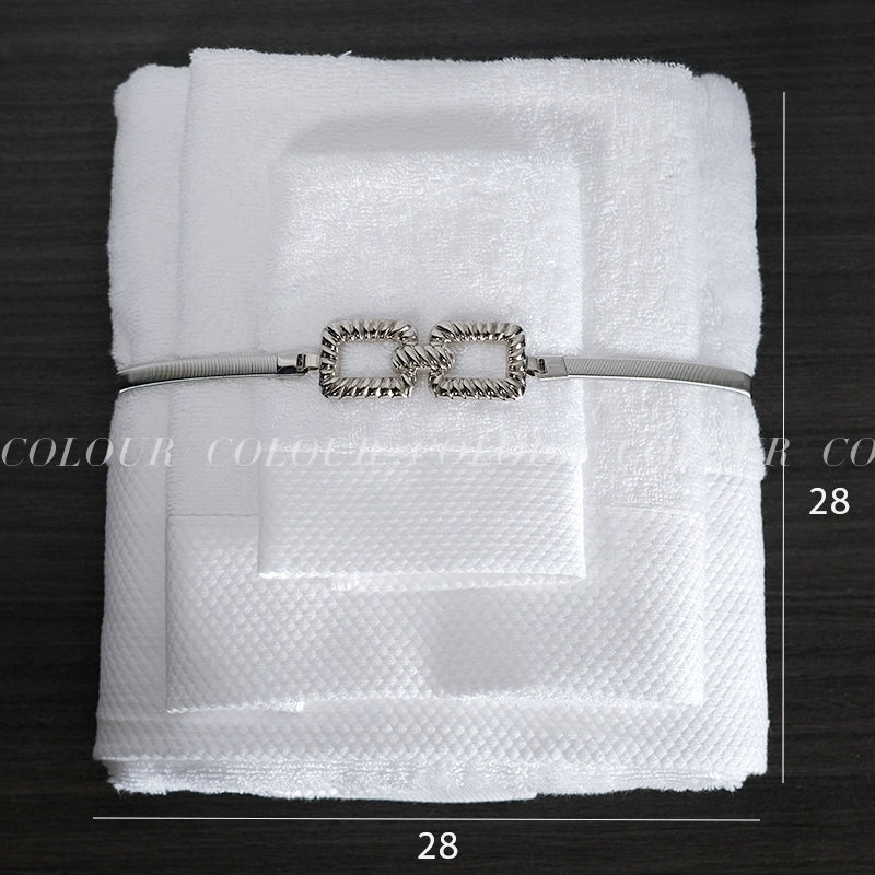 Huaming [Towel] Model Room Cloakroom Hotel Toilet Wash Basin Bathroom Decoration Modern Simple Soft Decoration - Julia M LifeStyles