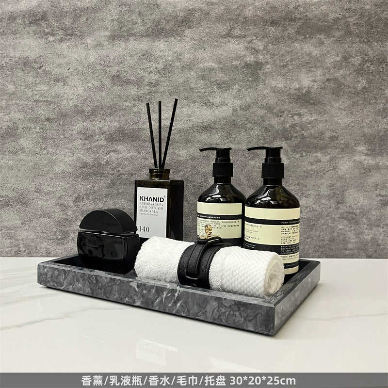 Huaming [Towel] Model Room Cloakroom Hotel Toilet Wash Basin Bathroom Decoration Modern Simple Soft Decoration - Julia M LifeStyles