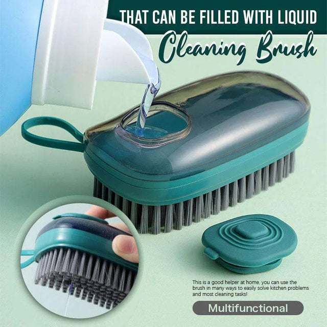 Hydraulic Laundry Brush - Clean Clothes & Surfaces with Ease - Eco-Friendly and Portable multifunctional cleaning brush liquid filled Julia M Home & Kitchen   
