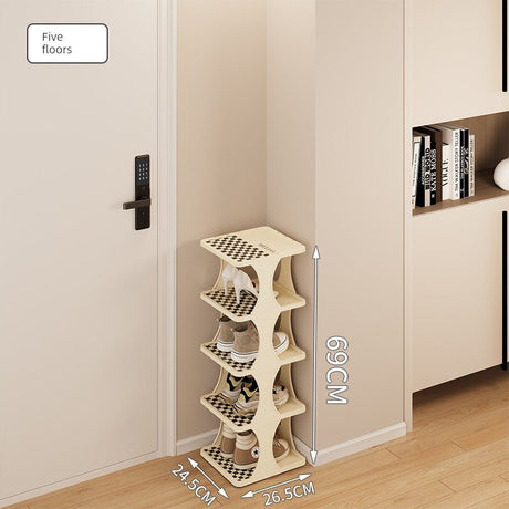 Indoor Small Narrow Gap Entrance Dormitory Good - looking Shoe Rack - Julia M LifeStyles