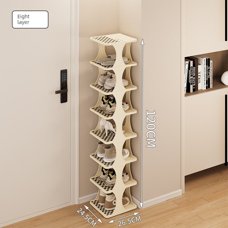 Indoor Small Narrow Gap Entrance Dormitory Good - looking Shoe Rack - Julia M LifeStyles