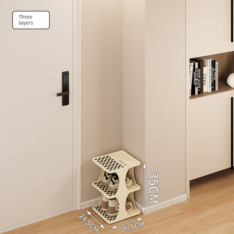 Indoor Small Narrow Gap Entrance Dormitory Good - looking Shoe Rack - Julia M LifeStyles