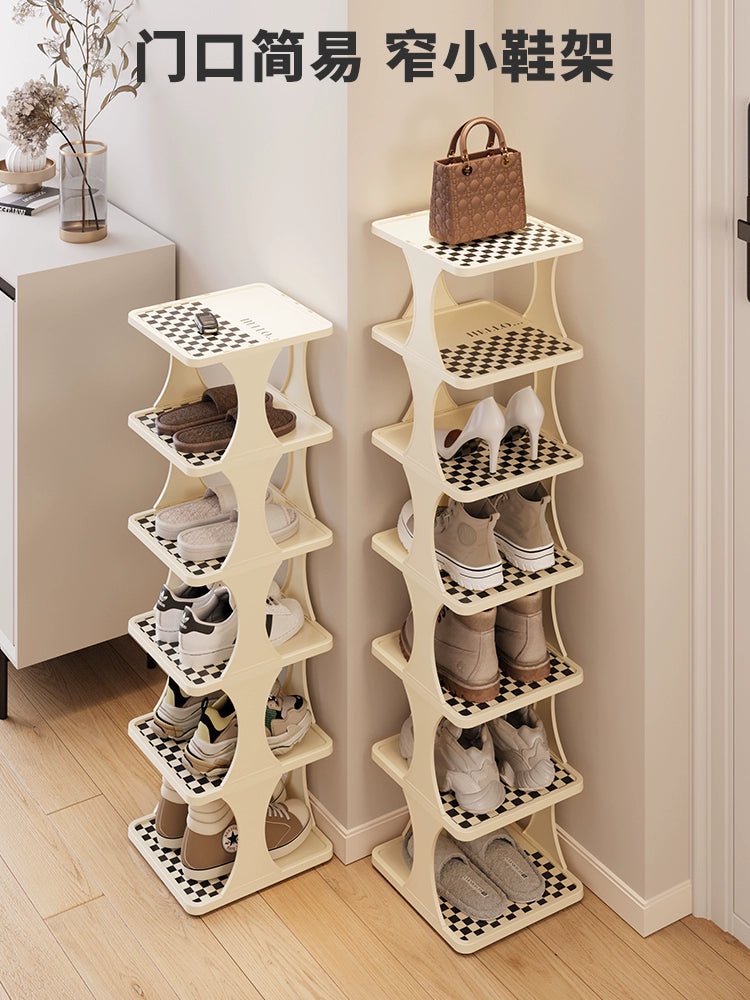 Indoor Small Narrow Gap Entrance Dormitory Good - looking Shoe Rack - Julia M LifeStyles