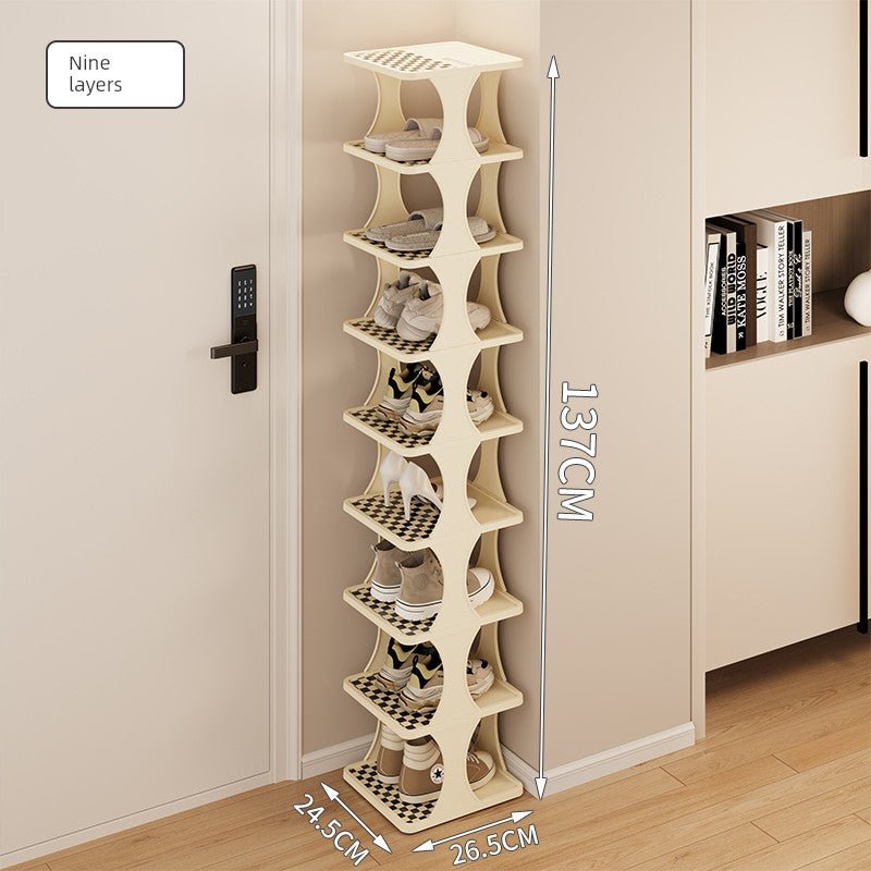 Indoor Small Narrow Gap Entrance Dormitory Good - looking Shoe Rack - Julia M LifeStyles