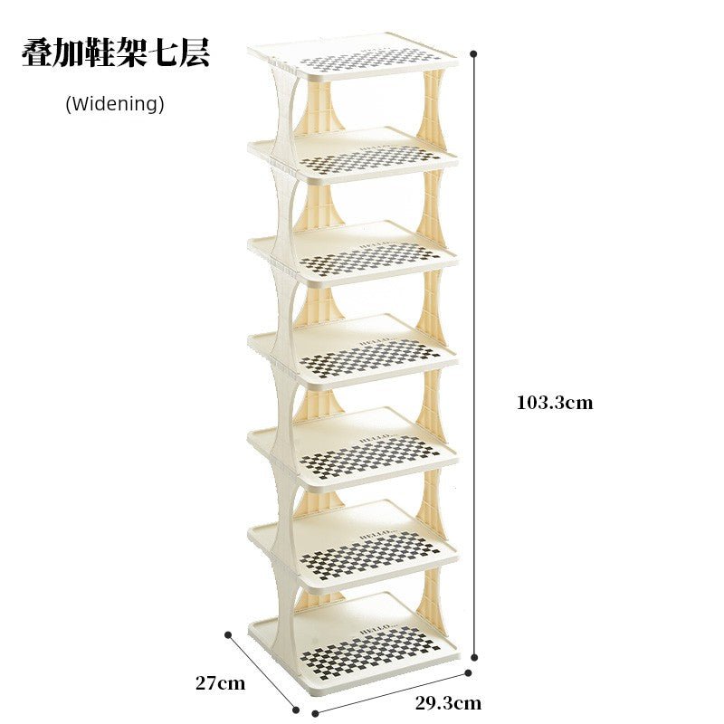 Indoor Small Narrow Gap Entrance Dormitory Good - looking Shoe Rack - Julia M LifeStyles