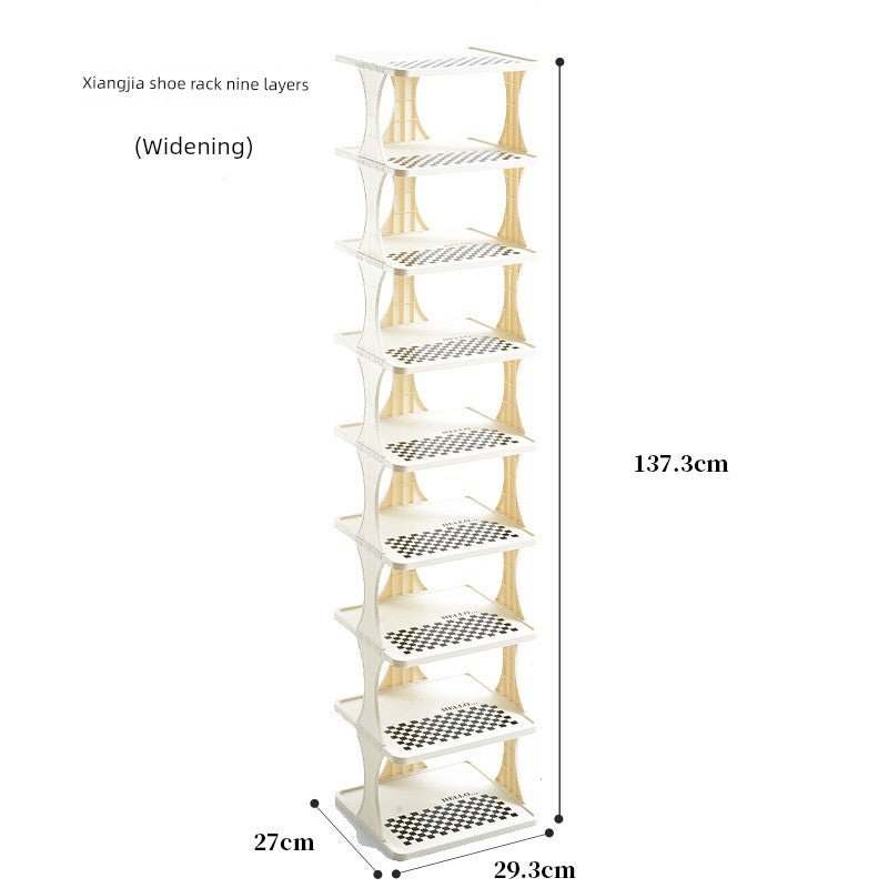 Indoor Small Narrow Gap Entrance Dormitory Good - looking Shoe Rack - Julia M LifeStyles