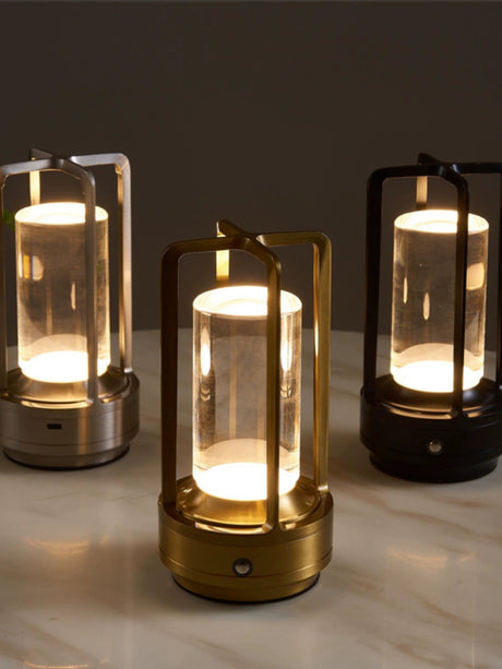 Industrial LED USB Charging Table Lamp - Julia M LifeStyles