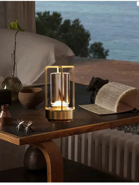 Industrial LED USB Charging Table Lamp - Julia M LifeStyles