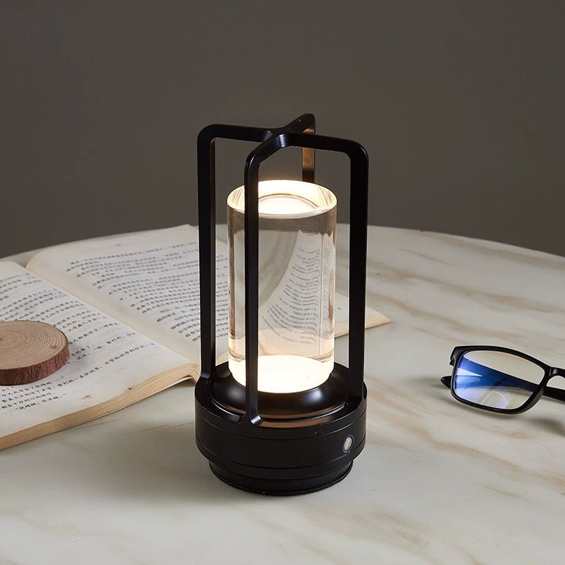 Industrial LED USB Charging Table Lamp - Julia M LifeStyles