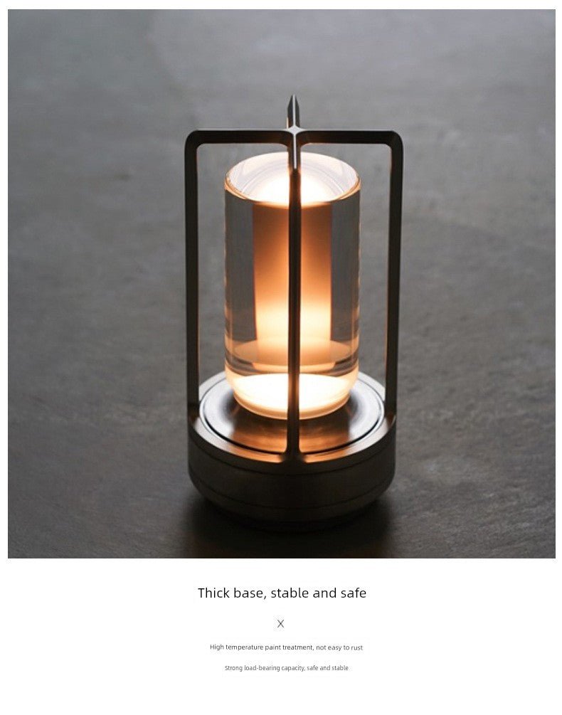 Industrial LED USB Charging Table Lamp - Julia M LifeStyles