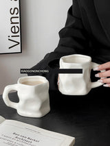 Twist Design Ceramic Couple Mugs - Perfect for Coffee Lovers - Julia M LifeStyles