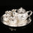 Internet Celebrity Bronze Set of Dragon and Phoenix Tea Set 1 Teapot 4 Tea Cup For Home a Tray of Six - Piece Set Gifts - Julia M LifeStyles