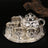 Internet Celebrity Bronze Set of Dragon and Phoenix Tea Set 1 Teapot 4 Tea Cup For Home a Tray of Six - Piece Set Gifts - Julia M LifeStyles