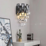 Iron and Crystal Wall Lamp - Julia M LifeStyles