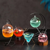 Iron Cocktail Glass, Creative Hanging Bottle, Western Restaurant Wine Glass, Cold Drink Cup, Personality - Julia M LifeStyles