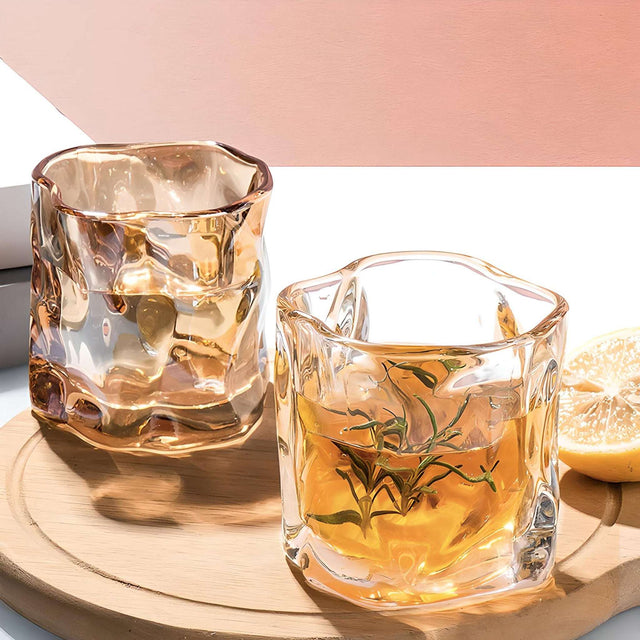 Irregular Shape Glass Drinkware Set - Julia M LifeStyles