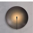 Minimalist Black Circular Wall Lamp for Modern Living Spaces - Julia M LifeStyles