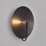 Minimalist Black Circular Wall Lamp for Modern Living Spaces - Julia M LifeStyles