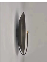 Minimalist Black Circular Wall Lamp for Modern Living Spaces - Julia M LifeStyles