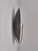 Minimalist Black Circular Wall Lamp for Modern Living Spaces - Julia M LifeStyles