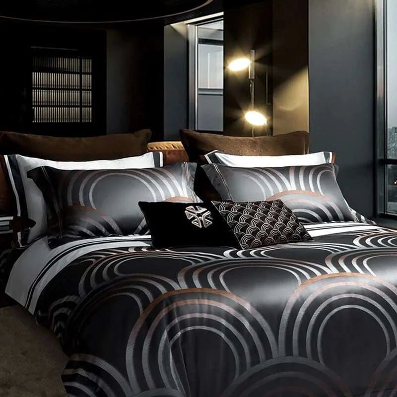 Italian Splendor: Opulent Egyptian Cotton Bedding Set - Julia M LifeStyles