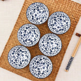 Japanese Blue and White Porcelain Rice Bowl Set - Julia M LifeStyles