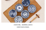 Japanese Blue and White Porcelain Rice Bowl Set - Julia M LifeStyles