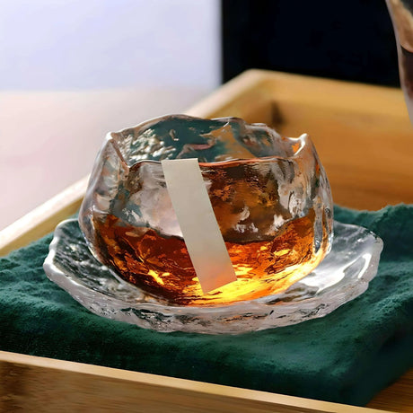 Japanese - Style Crystal Whiskey Glass & Tea Mug - Julia M LifeStyles