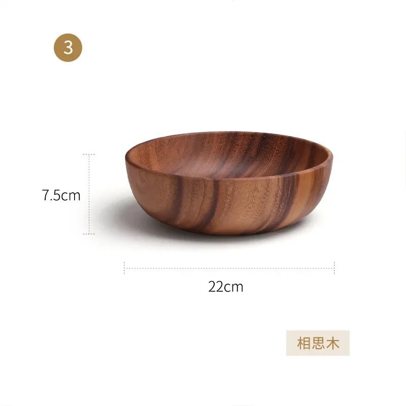 Japanese Style Fall - Proof Acacia Wood Children's Salad Bowl - Julia M LifeStyles