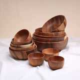 Japanese Style Fall - Proof Acacia Wood Children's Salad Bowl - Julia M LifeStyles