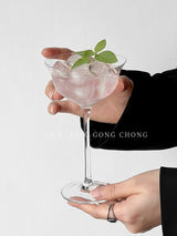 Japanese Style Kimura Wide Mouth Cocktail Glass Bar Wine Mixer Matini Champagne Glass For Home Classy Glass Goblet - Julia M LifeStyles