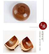 Japanese Wooden Bowls Jujube Wood Children Baby Adults Small Soup Bowls Solid Wood Salad Bowls Retro Household Tableware - Julia M LifeStyles