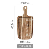 Japanese Wooden Rectangular Steak Plate - Julia M LifeStyles