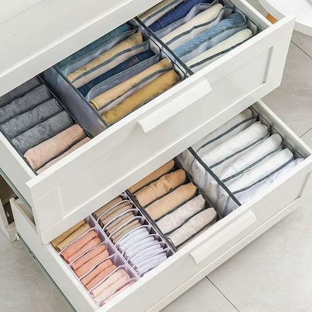 Jeans compartment storage box closet partition - Julia M LifeStyles